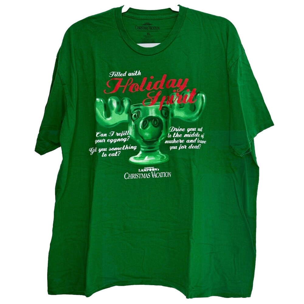 National Lampoon's CHRISTMAS VACATION GRISWOLD FAMILY T-Shirt XL Moose Cup